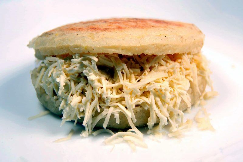 Arepa con queso en Benidorm