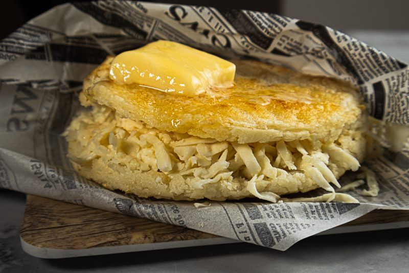 Arepa con queso
