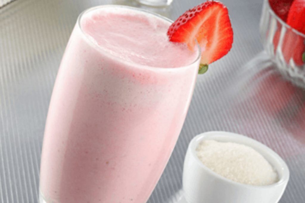 Batido de fresa